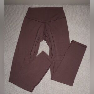 Aerie chill play move brown leggings medium